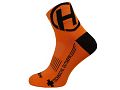 Ponožky HAVEN LITE Silver NEO orange/black 2 páry
